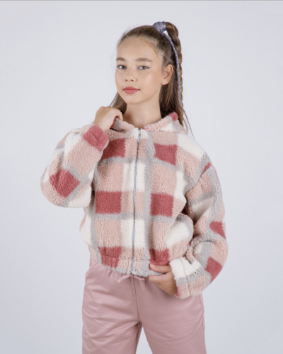 DMB KIDS 9516 Толстовка (цвет: Бежевый с пудровым)