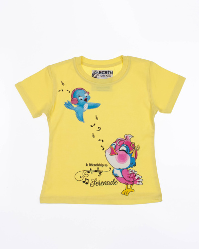 ECRIN 1037 Футболка (цвет: Желтый) ECRIN 1037 Футболка (цвет: Желтый)